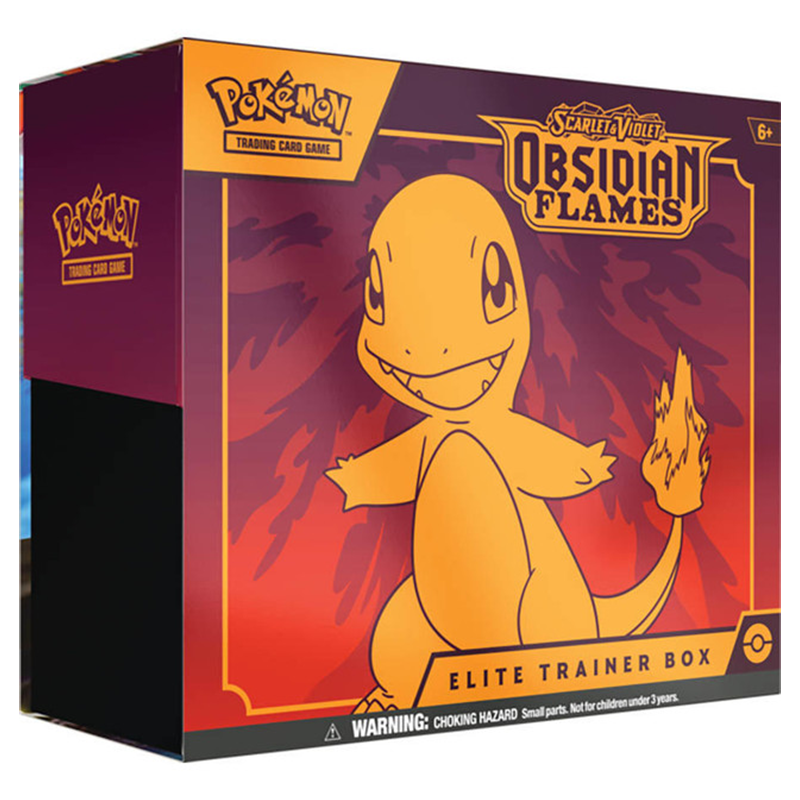 PokemonScarlet_Violet3ObsidianFlamesEliteTrainerBox Pokemon Scarlet & Violet 3 Obsidian Flames Elite Trainer Box - Image 1