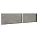HD Ramps Polished Aluminum Door Upgrade for 60" W x 18" H Trailer Cabinet - Image 2