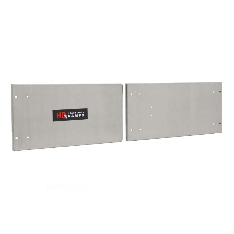HD Ramps Polished Aluminum Door Upgrade for 60" W x 24" H Trailer Cabinet - Image 1