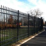 Aleko Brussels - Commercial Grade 8-Panel Steel Fence Kit - 8x6 ft. Each - Image 9