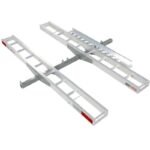 Black Widow Aluminum Double Motorcycle Carrier – 600 lb. Capacity - Image 3