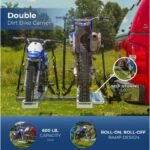 Black Widow Aluminum Double Motorcycle Carrier – 600 lb. Capacity - Image 5