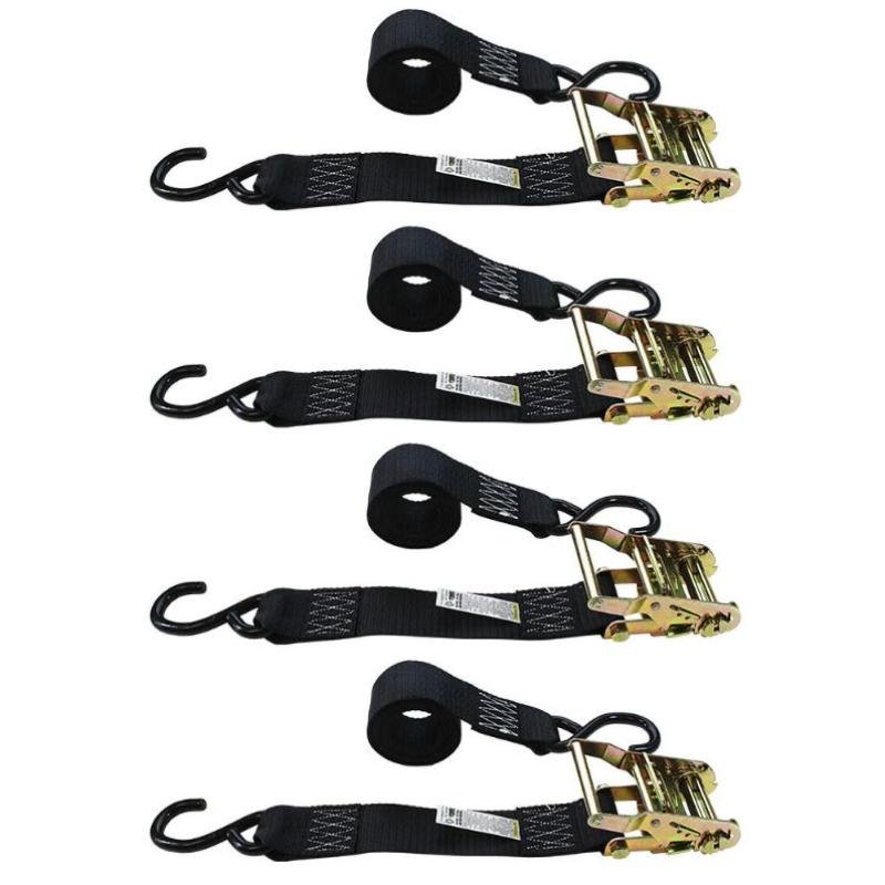 Screenshot2025-05-22103058 Cargo Equipment Corp 2"x6' Black Ratchet Straps 4-Pack with S-Hooks and 733 lbs WLL - Image 1