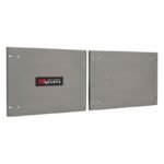 HD Ramps Stainless Steel Door Upgrade for 60" W x 24" H Trailer Cabinet