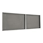 HD Ramps Stainless Steel Door Upgrade for 60" W x 24" H Trailer Cabinet - Image 3