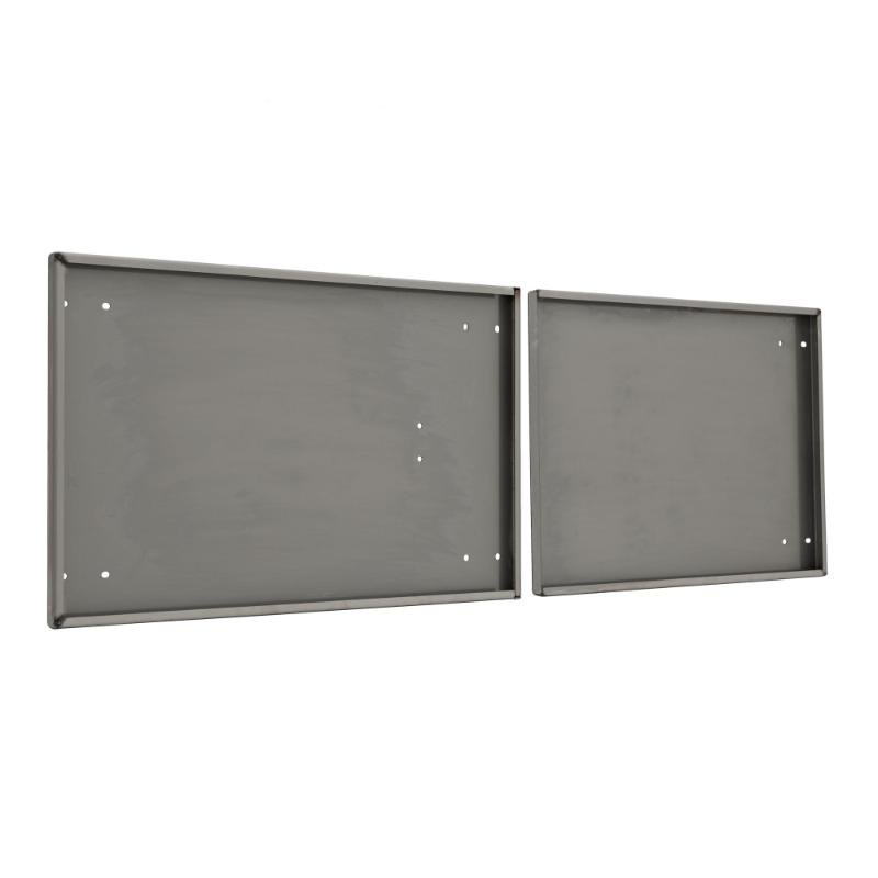 HD Ramps Stainless Steel Door Upgrade for 60" W x 24" H Trailer Cabinet - Image 3
