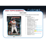2024 Topps Chrome Baseball Jumbo 8 Box Case - Image 3