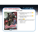 2024 Topps Chrome Baseball Jumbo 8 Box Case - Image 7