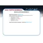 2024 Topps Chrome Baseball Jumbo Box - Image 10
