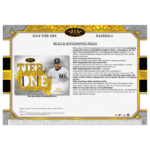 2024 Topps Tier One Baseball Hobby Box - Image 2