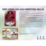 2023/24 Topps UEFA Club Competitions Chrome Soccer Hobby 12 Box Case - Image 2