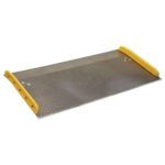 Vestil Aluminum Dock Board Steel Curb TAS-10-7236