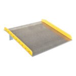 Vestil Aluminum Dock Board Steel Curb TAS-15-6060