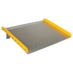 Vestil Aluminum Dock Board Steel Curb TAS-15-7260