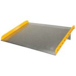Vestil Aluminum Dock Board Steel Curb TAS-20-6060
