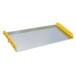 Vestil Aluminum Dock Board Steel Curb TAS-20-7236