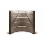 Mar-flex WW-44440 Egress Window Well Speckled Sandstone 75" Wide Built-In Steps