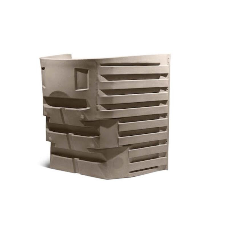 Mar-Flex STONEWELL Egress Well 75" x 49.5" x 64.5" - Maintenance Free, code compliant with built in steps - Image 3