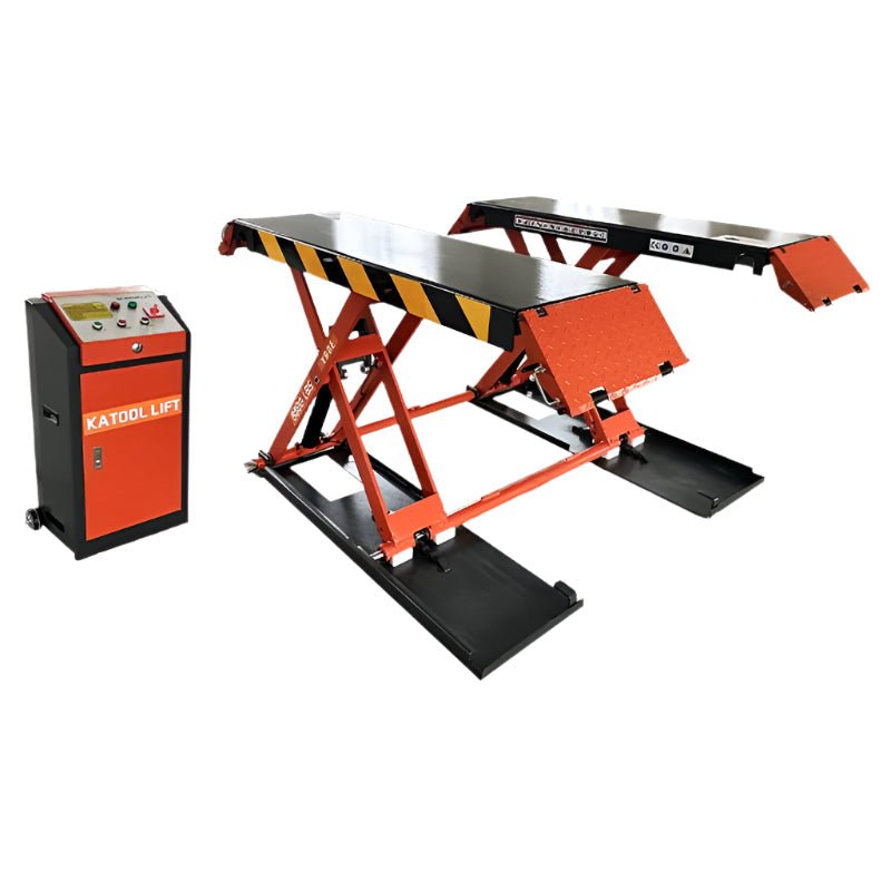 X90E_Mid-Rise_Scissor_Lift_Electric_110V_8000_lb_Capacity KATOOL X90E Mid-Rise Scissor Lift Electric 110V, 8000 lb Capacity - Image 1