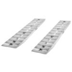HD Ramps Hook-End Car Trailer Ramps 6' x 15" Aluminum, 5,000 lb per Axle