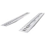 HD Ramps Hook-End Car Trailer Ramps 10' x 20" Aluminum, 5,000 lb per Axle - Low Profile