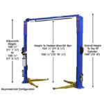 Atlas Platinum PVL10 ALI Certified 10,000 lb. Overhead 2-Post Lift - Image 12