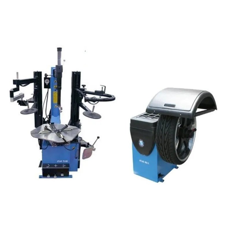 c111_1 Atlas TC289DAA Dual-Arm Tire Changer + WB11 Wheel Balancer Combo - Image 1