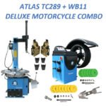 Atlas TC289 Tire Changer + WB11 Wheel Balancer Deluxe Motorcycle Combo Package - Image 2