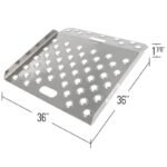 Guardian Aluminum Curb Ramp - 36"L x 36"W (aggressive traction) CR-01-36-36-P-TS4 - Image 7