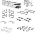 HD Ramps 4 Bunk Load Leveler / 4 Ramp Master Kit for 24" Step Deck Trailers, 23,500 lb, Aluminum - Image 3