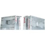 HD Ramps Aluminum Folding Smart Car Trailer Ramps 12' x 12" Plate End Design, 2,000 lb Capacity - Image 3