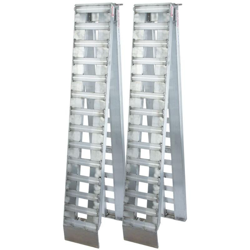 hd-ramps-folding-smart-car-02-12-144-06-s HD Ramps Aluminum Folding Smart Car Trailer Ramps 12' x 12" Plate End Design, 2,000 lb Capacity - Image 1