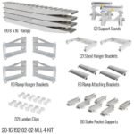 HD Ramps 4 Bunk Load Leveler / 4 Ramp Master Kit for 16" H Step Deck Trailers, 20,000 lb Capacity, Aluminum Ramps - Image 3