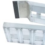 HD Ramps Aluminum Folding Smart Car Trailer Ramps 12' x 12" Plate End Design, 2,000 lb Capacity - Image 4