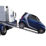 HD Ramps Aluminum Folding Smart Car Trailer Ramps 12' x 12" Plate End Design, 2,000 lb Capacity - Image 7