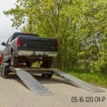 HD Ramps Car Trailer Ramps 10'x16" EZ Traction Hook End, 5,000 lb per axle, Aluminum - Image 2