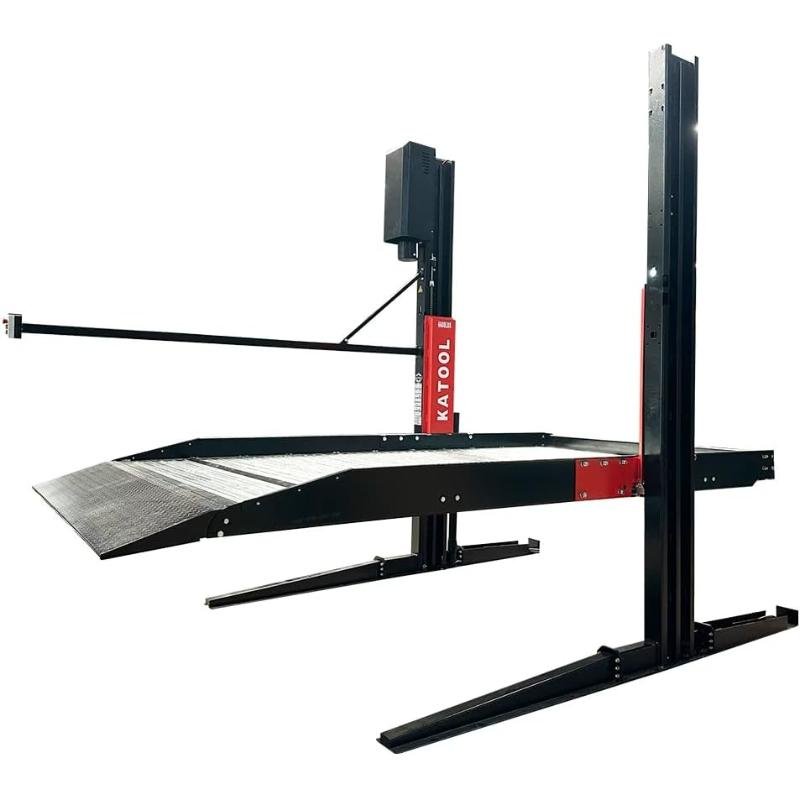 katool-double-deck-lift-kt-p2700 KATOOL KT-P2700 Double Deck 2 Post Car Lift 6,600 lb Capacity Dual Hydraulic - Image 1