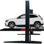 KATOOL KT-P2700 Double Deck 2 Post Car Lift 6,600 lb Capacity Dual Hydraulic - Image 2