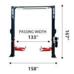 KATOOL KT-M140XD Overhead Two Post Car Lift 14,000 lb Capacity Direct‑Drive - Image 7