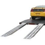 HD Ramps Pin-On End Car Trailer Ramps 10' x 20" Aluminum, 5,000 lb per Axle