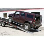 HD Ramps Pin-On End Car Trailer Ramps 10' x 20" Aluminum, 5,000 lb per Axle - Image 2