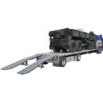 HD Ramps 4 Bunk Load Leveler / 4 Ramp Master Kit for 26" H Step Deck Trailers, 23,500 lb, Aluminum - Image 4