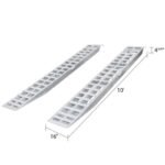 HD Ramps Plate-End Car Trailer Ramps 10' x 16" Aluminum, 5,000 lb per Axle - Image 4