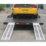 HD Ramps Plate-End Car Trailer Ramps 10' x 16" Aluminum, 5,000 lb per Axle - Image 2