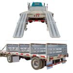 HD Ramps 4 Bunk Load Leveler / 4 Ramp Master Kit for 26" H Step Deck Trailers, 23,500 lb, Aluminum