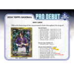 2024 Topps Pro Debut Baseball Hobby Jumbo 8 Box Case - Image 3