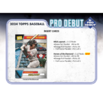 2024 Topps Pro Debut Baseball Hobby Jumbo 8 Box Case - Image 4