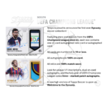 2022/23 Topps Dynasty UEFA Champion's League Soccer Hobby 5 Box Case - Image 2