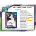 2024 Bowman Chrome Baseball HTA Choice 12 Box Case - Image 3