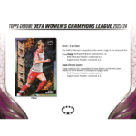 2023/24 Topps UEFA Women's Champions League Chrome Soccer Hobby Box - Image 5